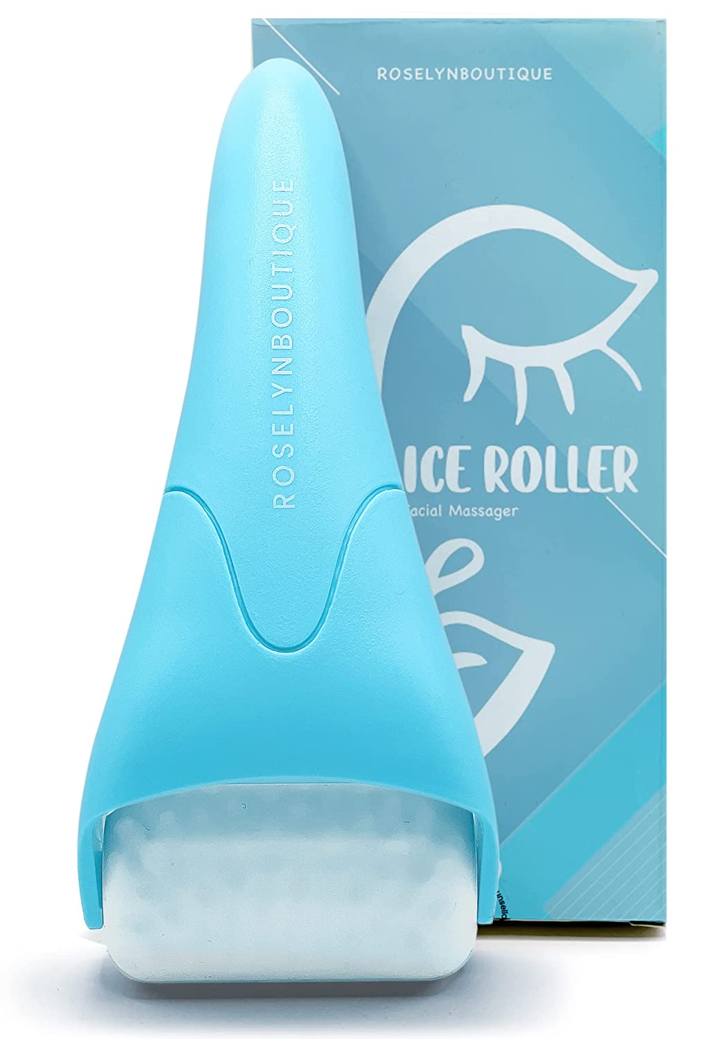 Ice Roller Cyrotherapy Reduce Wrinkles Puffiness Aging - Self Care Gifts for Women (Blue)