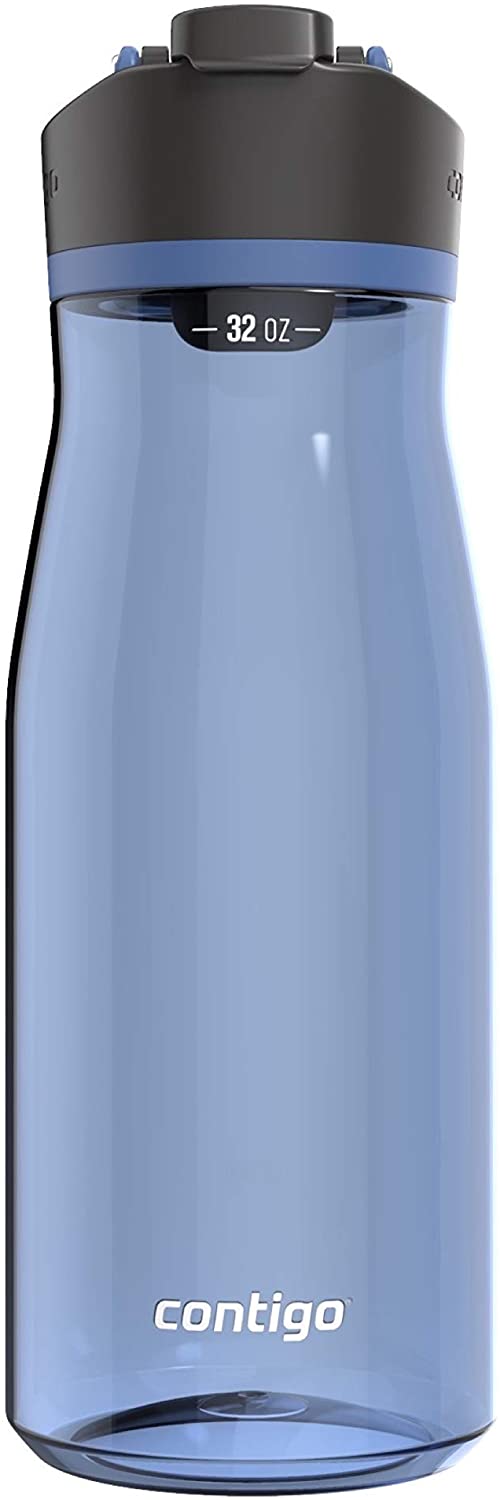 Contigo AUTOSEAL Water Bottle, 32oz, Blue Corn
