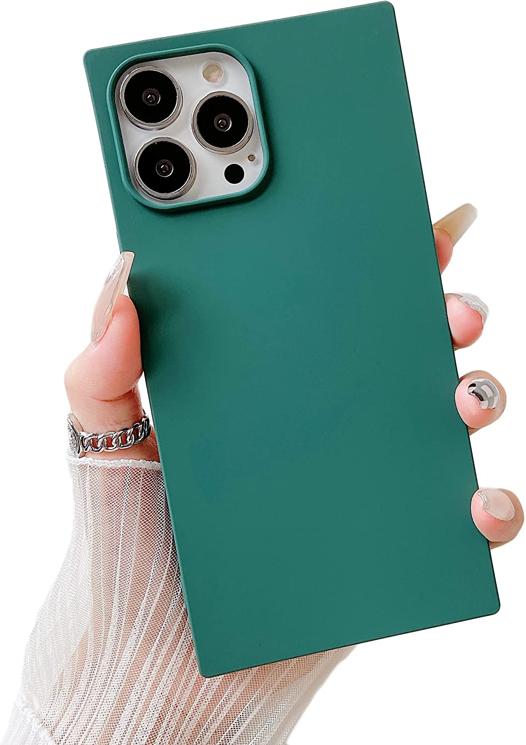Cocomii Square iPhone 11 Pro Max Case - Square Silicone - Slim - Lightweight - Matte - Silky Soft Touch Silicone - Microfiber Lining - Cover Compatible with Apple iPhone 11 Pro Max 6.5