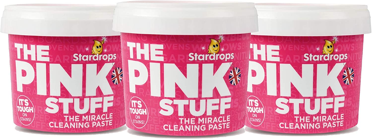 Stardrops - The Pink Stuff - The Miracle Cleaning Paste 3-Pack Bundle (3 Cleaning Paste)