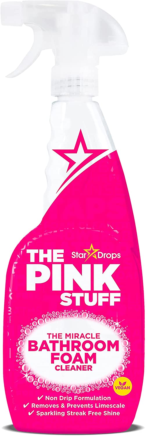 Stardrops - The Pink Stuff - The Miracle Bathroom Foam Cleaner 750ml 3-Pack Bundle (3 Bathroom Foam Spray)
