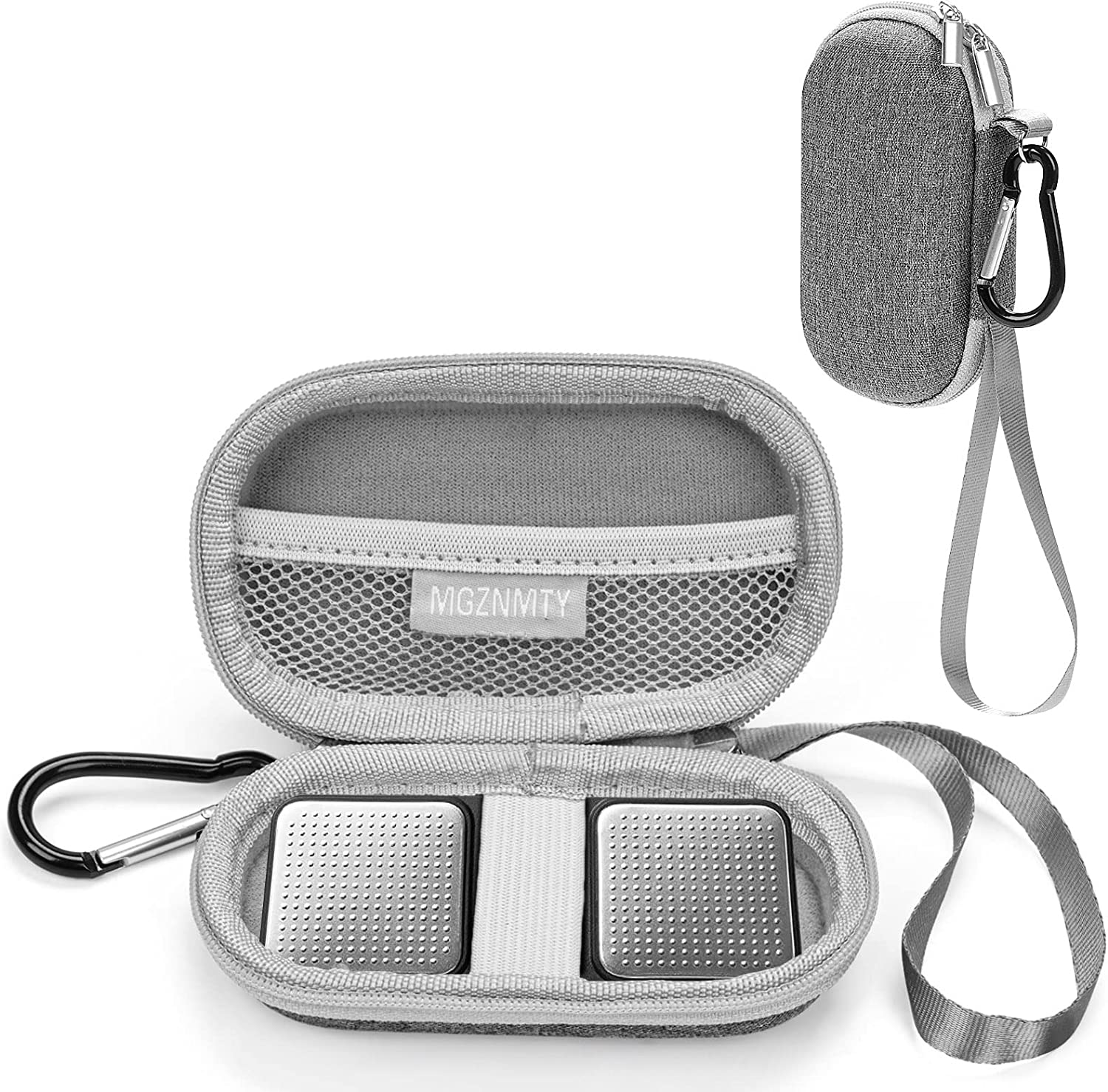 MGZNMTY Portable Hard Travel Case for AliveCor Kardia Mobile Heart Monitor Personal EKG / KardiaMobile 6-Lead Rate Monitoring Devices (Case Only)