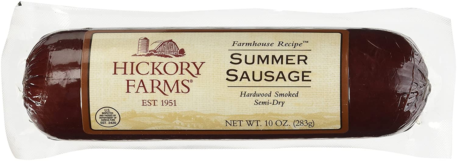 Hickory Farms Summer Sausage Hardwood Smoked (Single Pack)