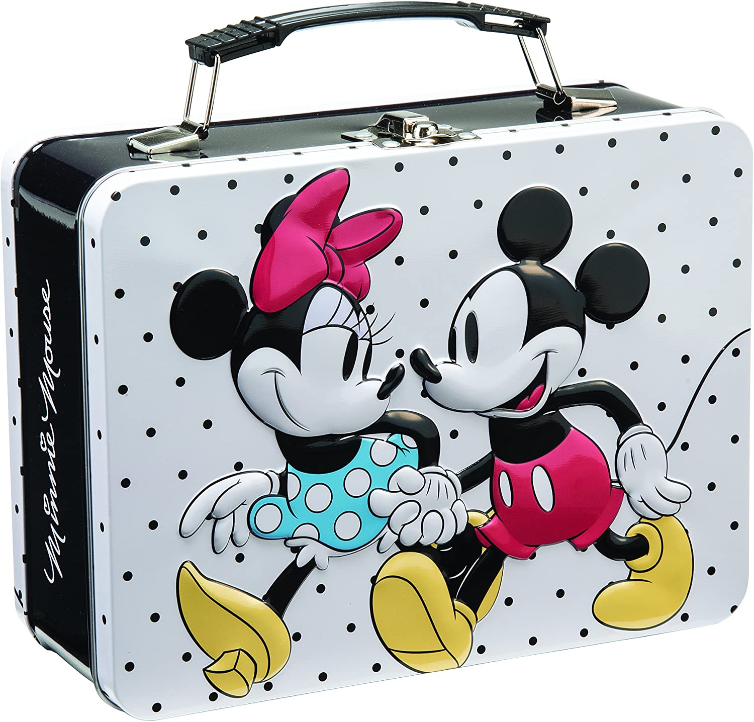 Disney Mickey & Minnie Large Tin Tote 89070