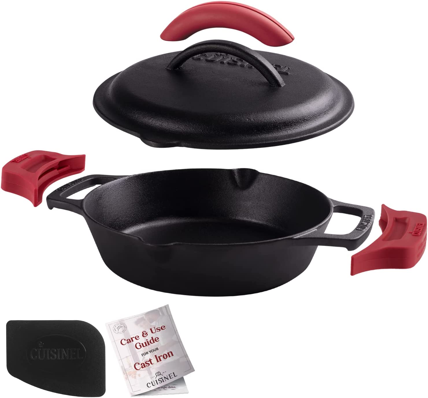 Cast Iron Skillet with Cast Iron Lid - 8