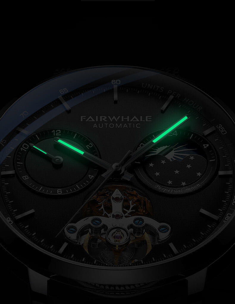Mark Fairwhale Fashion Square Automatic Watch for Men 6020 | Fairdyto