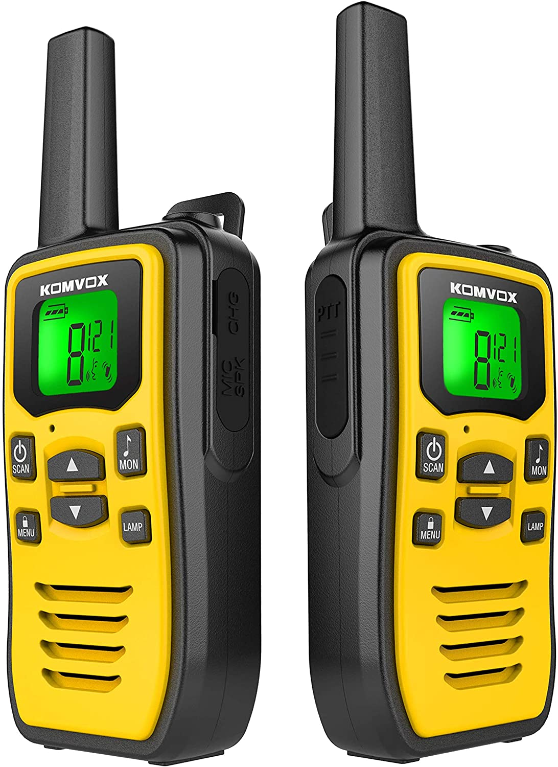 Professional Rechargeable Walkie Talkies, Two Way Radios Walky Talky for Adults, Walkie Talkie 2 Way Radio Long Range, Survival Hunting Gear and Equipment for Camping Hiking