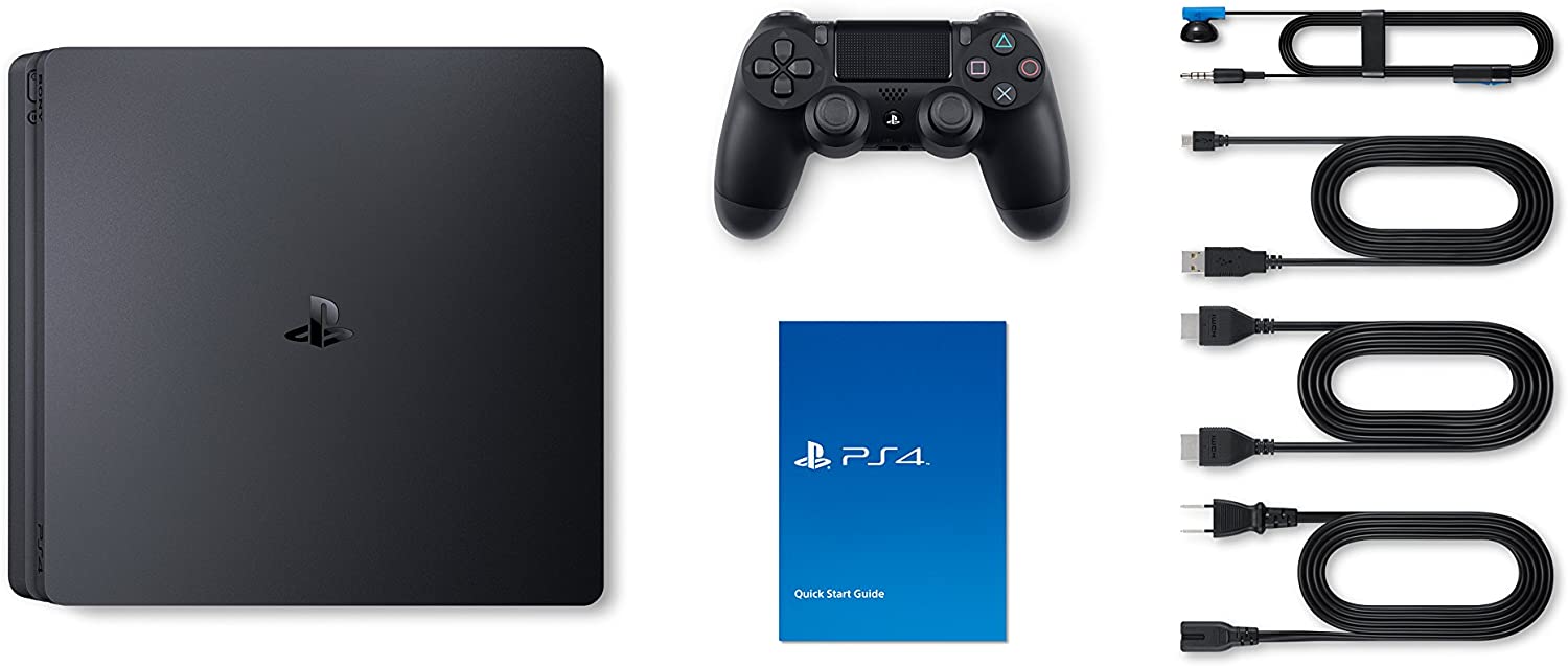 Sony PlayStation 4 Slim Ratchet & Clank Bundle Upgrade 2TB SSD PS4 Gaming Console, Jet Black, with Mytrix High Speed HDMI - 2TB Internal Fast Solid State Drive Enhanced PS4 Console