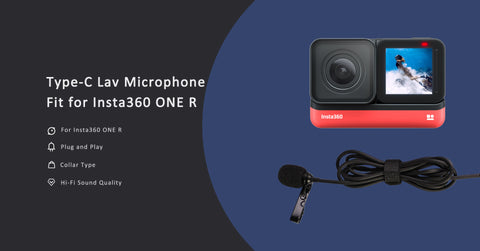 insta360 one r microphone
