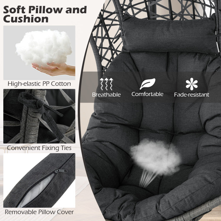 Outdoor-Hanging-Egg-Chair-Patio-PE-Rattan-Swing-Hammock-Chair-With-Adjustable-Hanging-Chain-and-Cushion