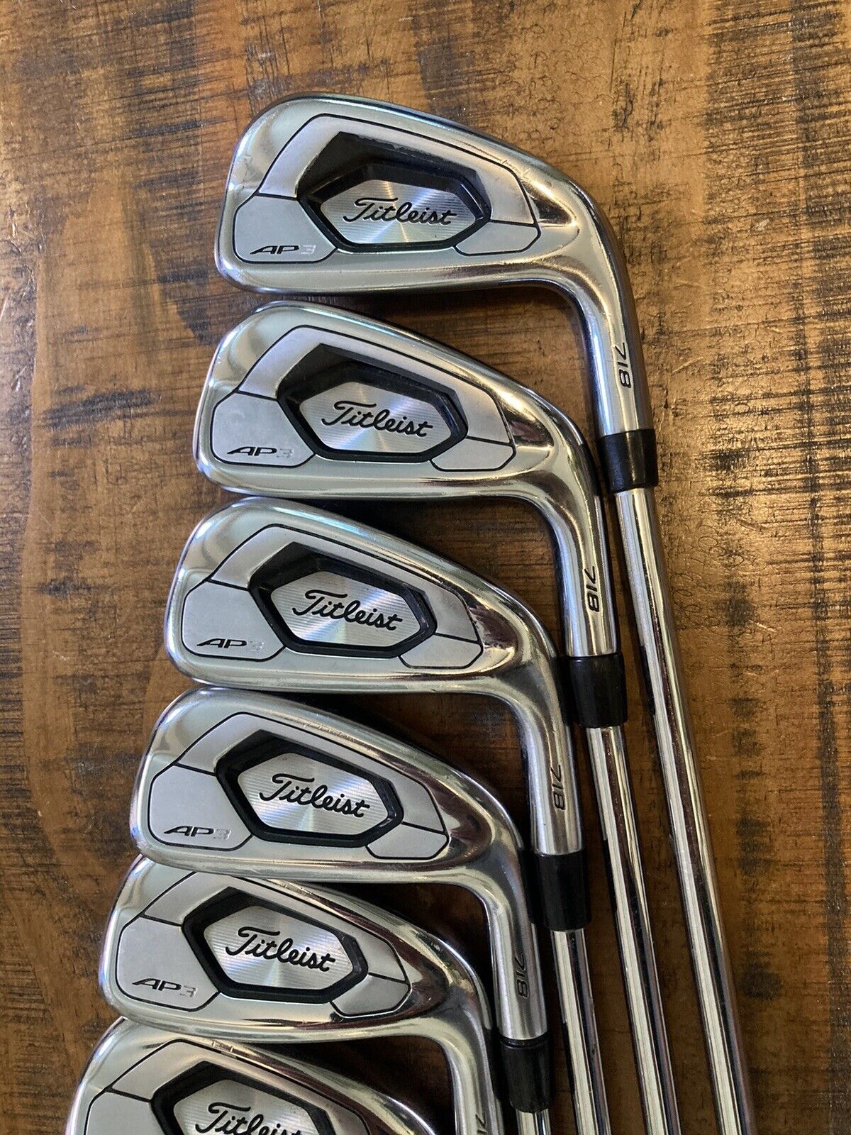 Titleist AP3 718 Iron Set / 4-GW Stiff Flex Steel Shafts