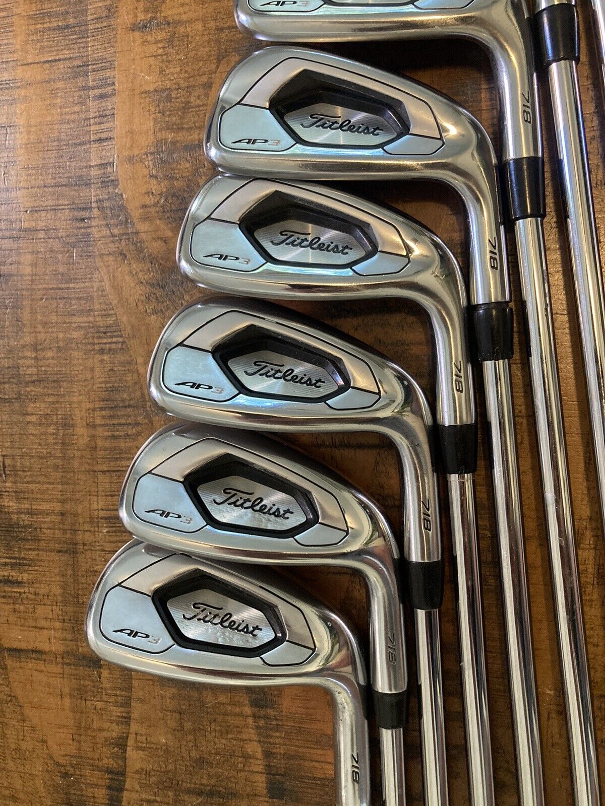 Titleist AP3 718 Iron Set / 4-GW Stiff Flex Steel Shafts