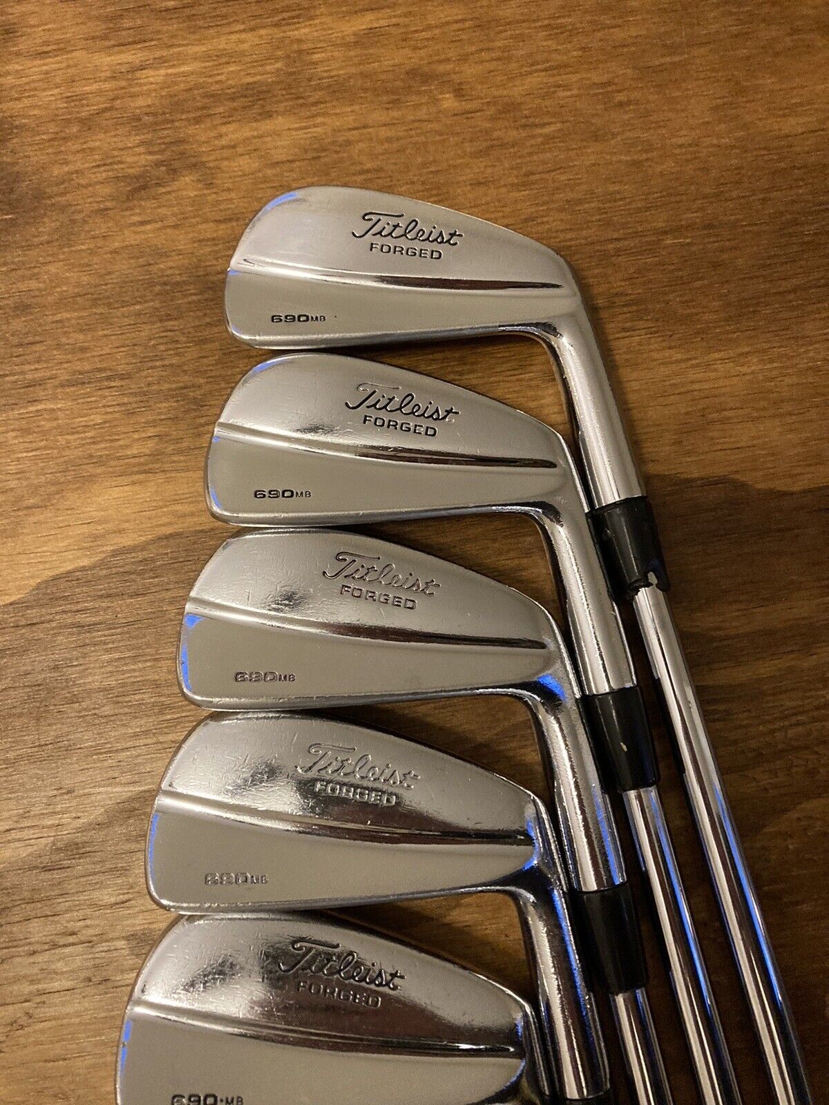 Titleist 690 MB Forged Iron Set / 3-PW Stiff Flex Steel Shafts