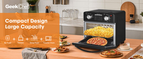 Geek Chef Air Fryer 10QT, Countertop Toaster Oven, 4 Slice Toaster Air –  GeekChefKitchen