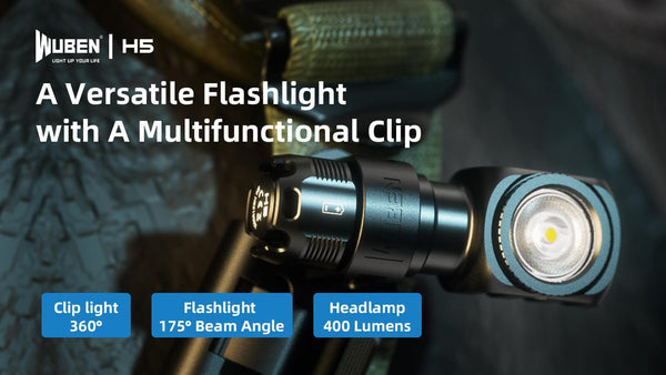 WUBEN H5 Headlamp Multifunctional Flashlight