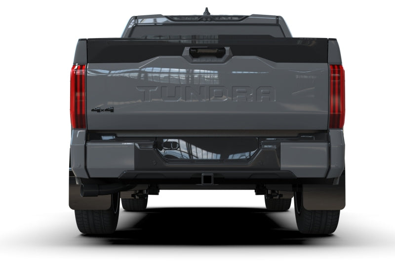 Rally Armor 2022+ Toyota Tundra Black UR Mud Flap w/ Metallic Black Logo