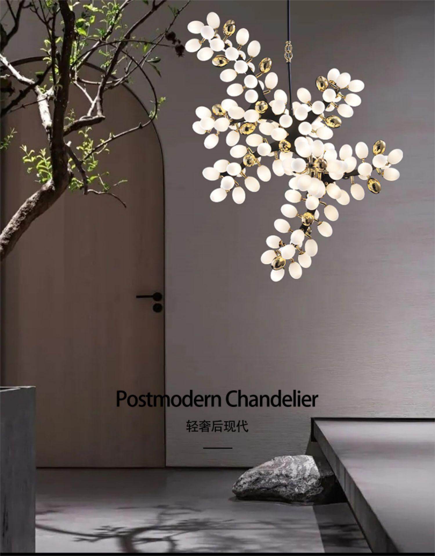 Grape Flower Chandelier for Living Room