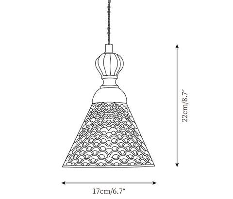 Chrasy Ceramics Pendant Lamp — Model B