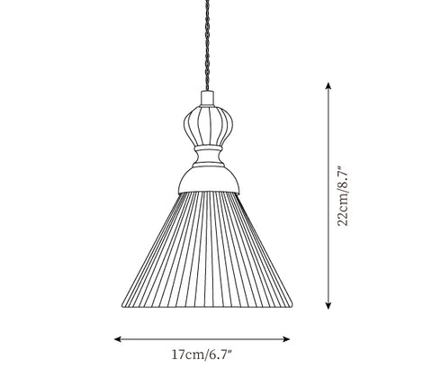 Chrasy Ceramics Pendant Lamp — Model C