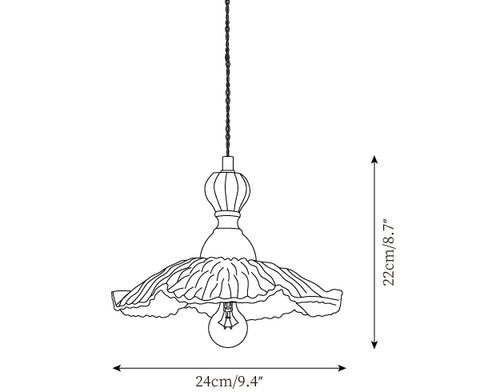 Chrasy Ceramics Pendant Lamp — Model E (large)