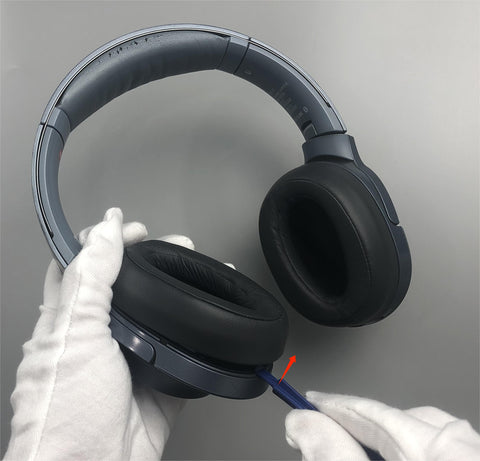 krone kalpasmos earpad replacement for sony headphone WH-H900N installation step 2