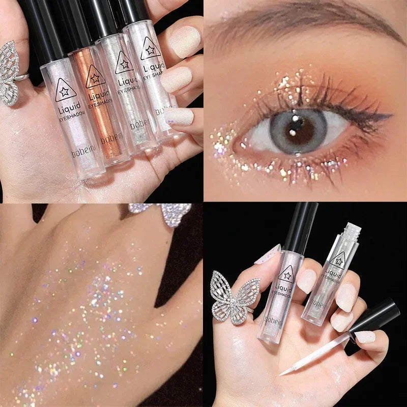 Diamond Liquid Glitter Eyeliner Eyeshadow Shimmer Waterproof Shiny Metallic Eyeliner Pen Beauty Party Eye Makeup Women Cosmetics