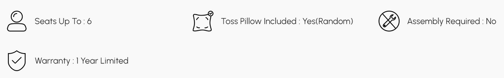 Modern Faux Leather Living Room Sofa Set in Brown & White Set of 3 Product Overview