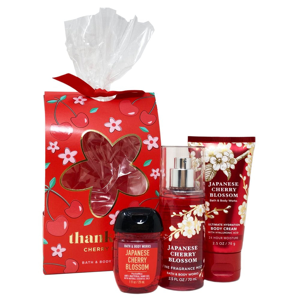 Bath & Body Works Japanese Cherry Blossom Mini Gift Set - Travel Size