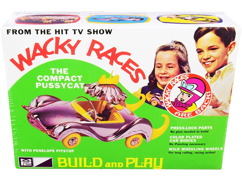 Skill 2 Snap Model Kit The Compact Pussycat with Penelope Pitstop Figurine 