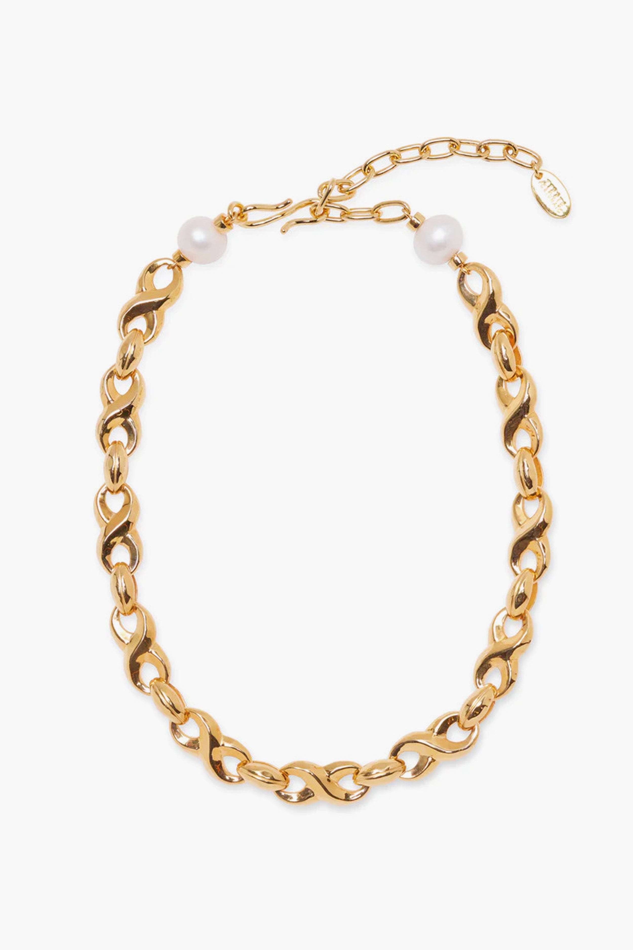 Gold Infinity Link Necklace