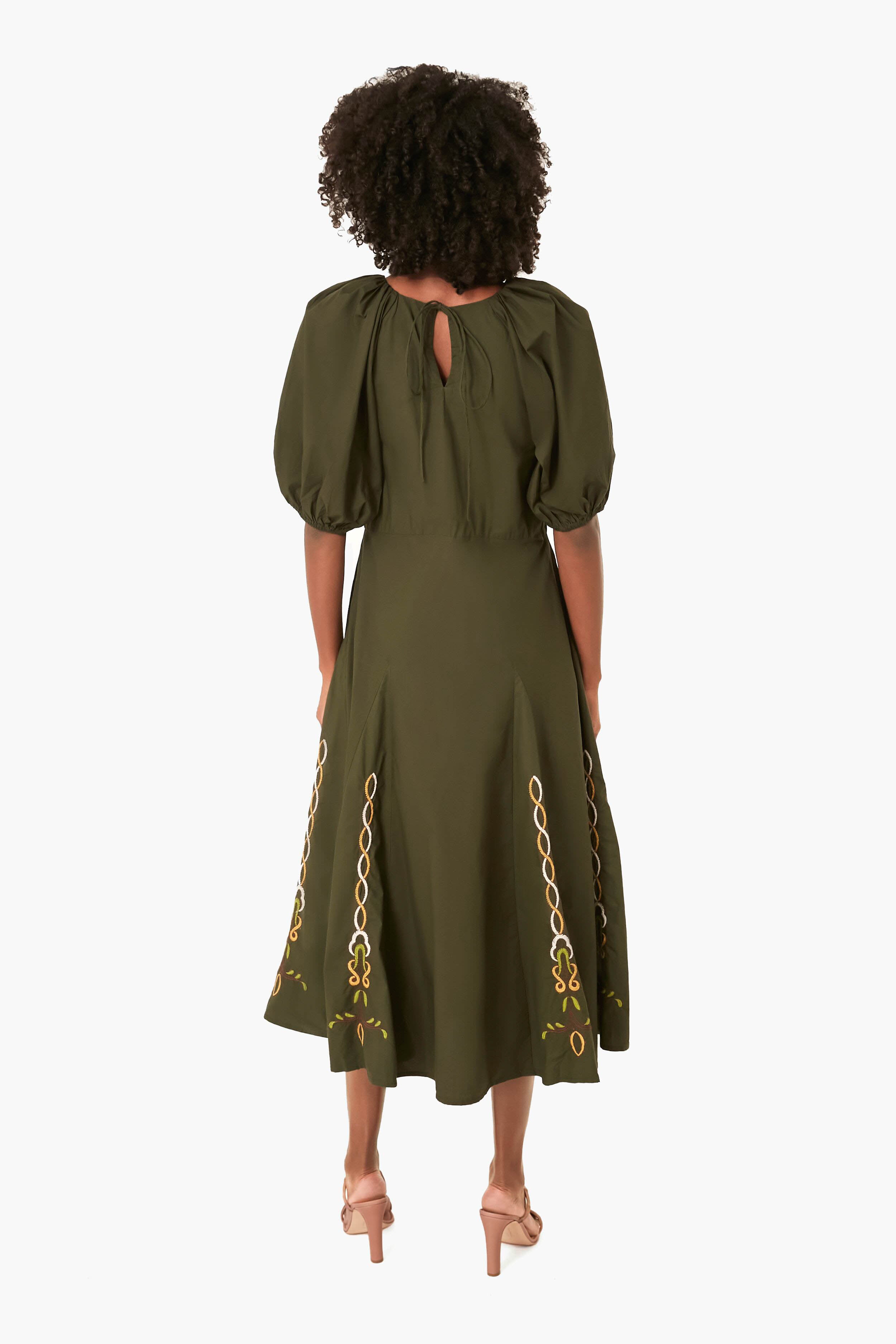 Forest Green Gertrude Dress