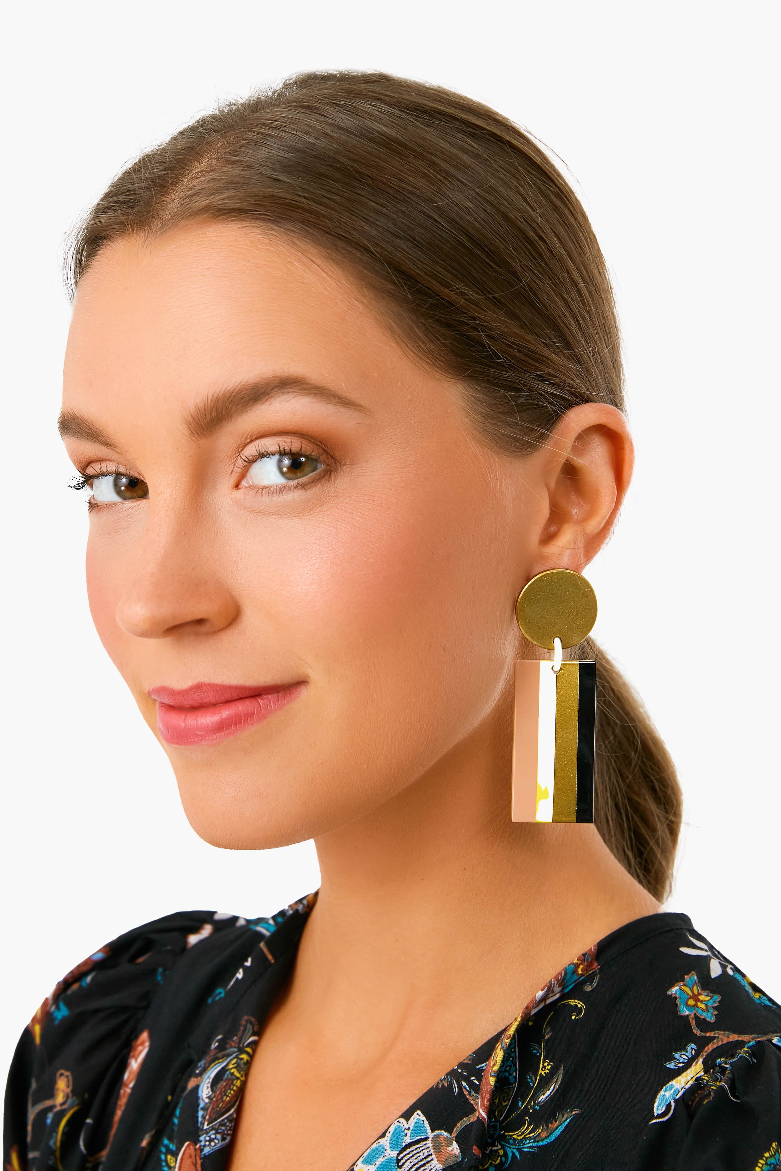 Exclusive Gold Night Out Cabana Earrings