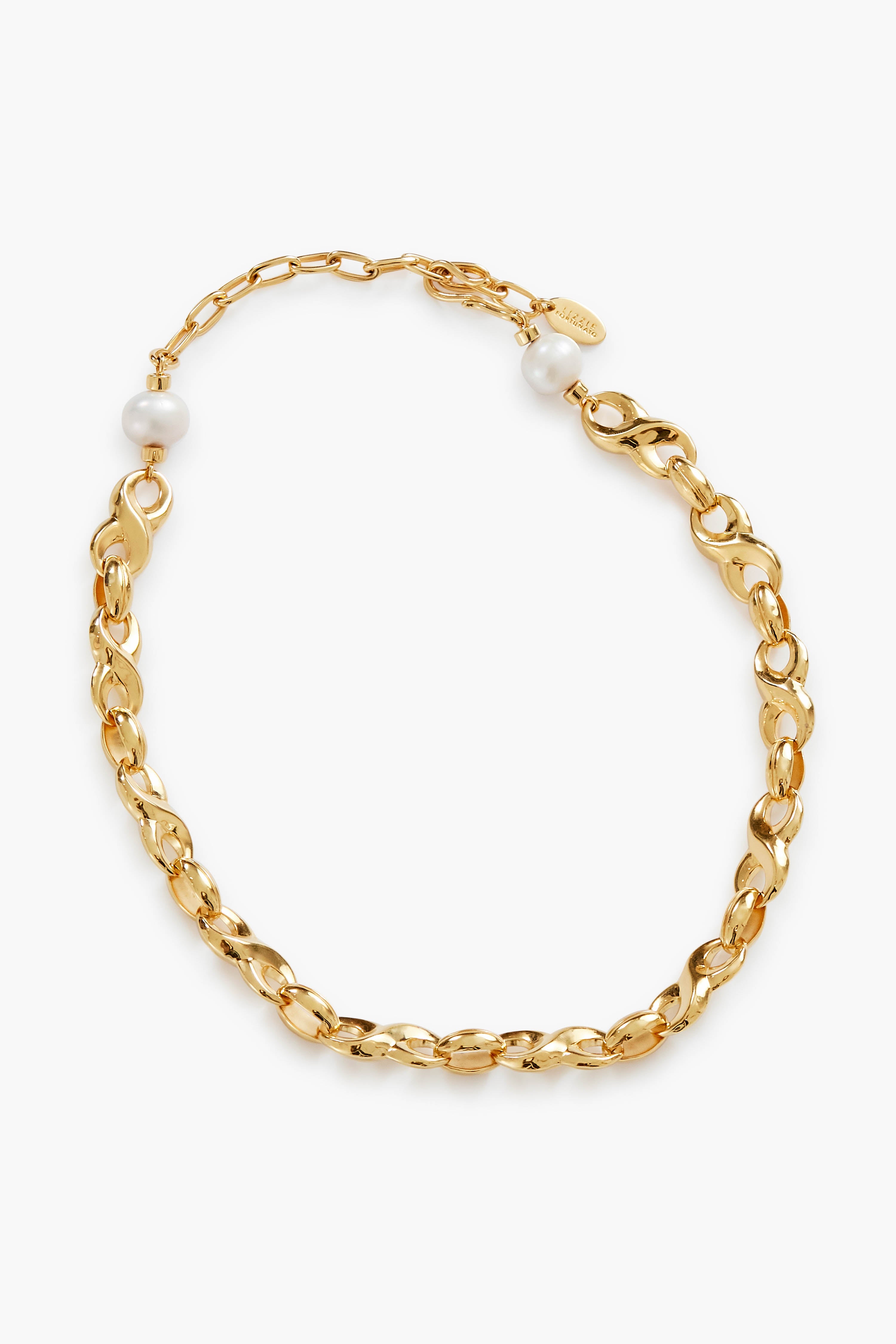 Gold Infinity Link Necklace