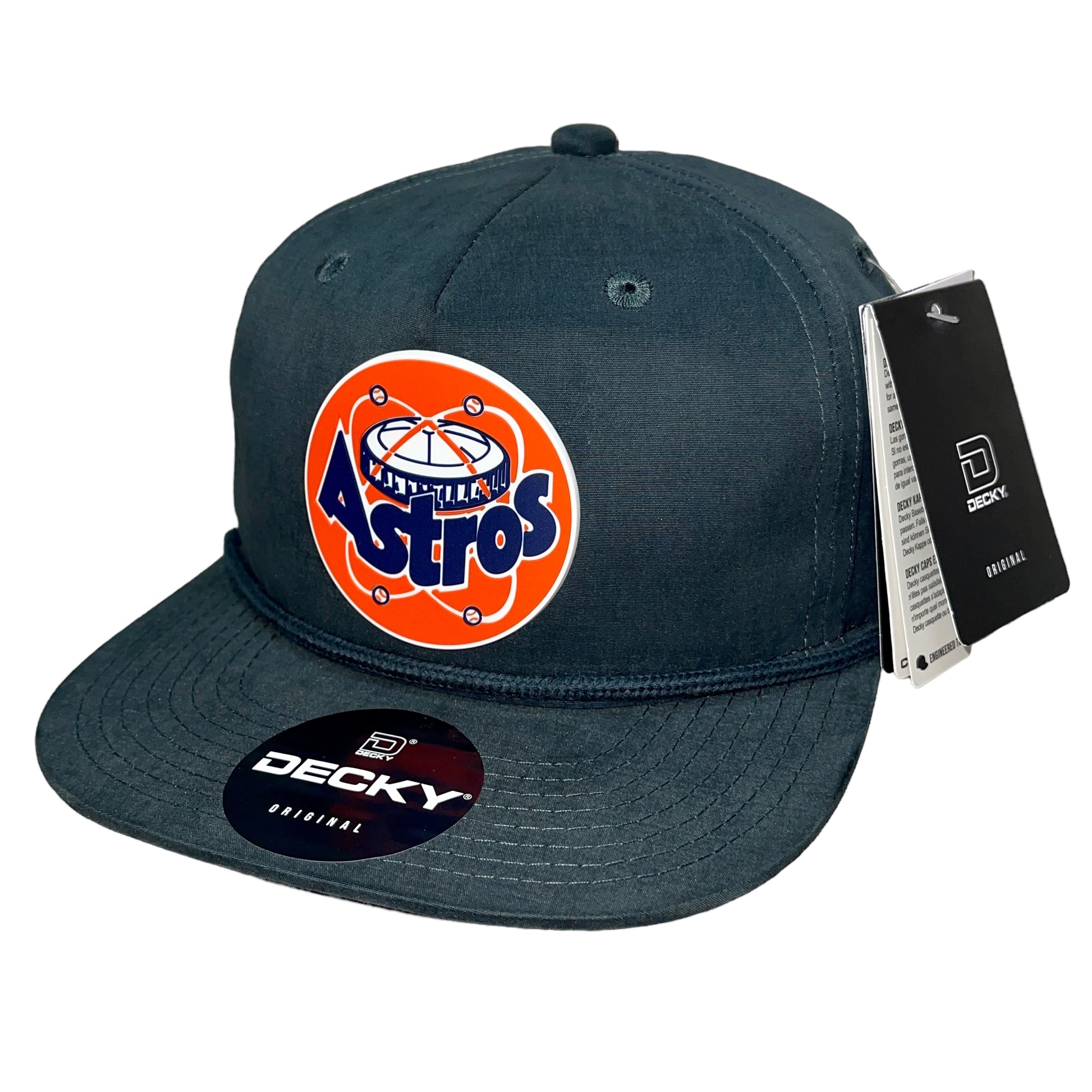 Houston Astros Retro 3D Classic Rope Hat- Charcoal