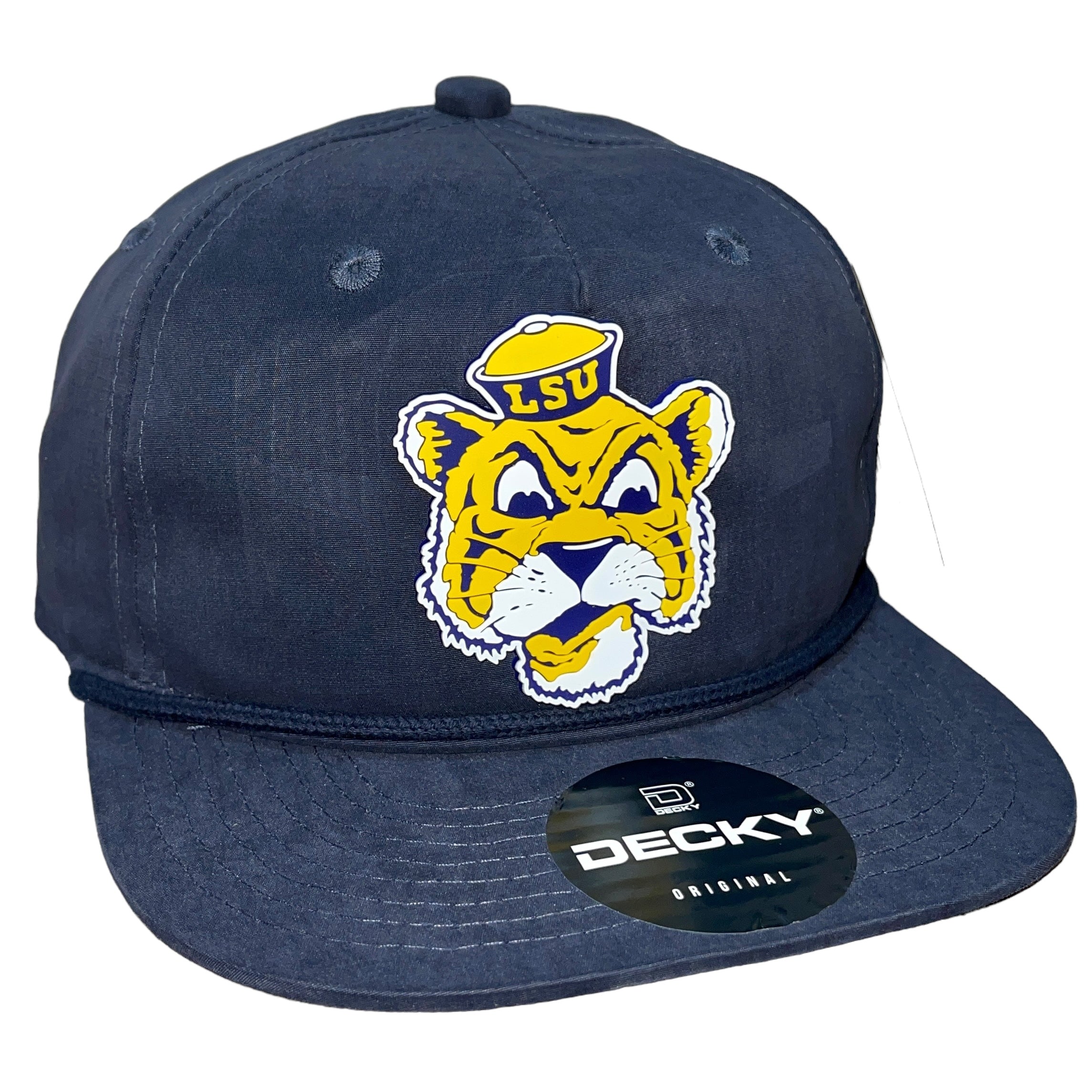 LSU Sailor Mike 3D Classic Rope Hat- Navy