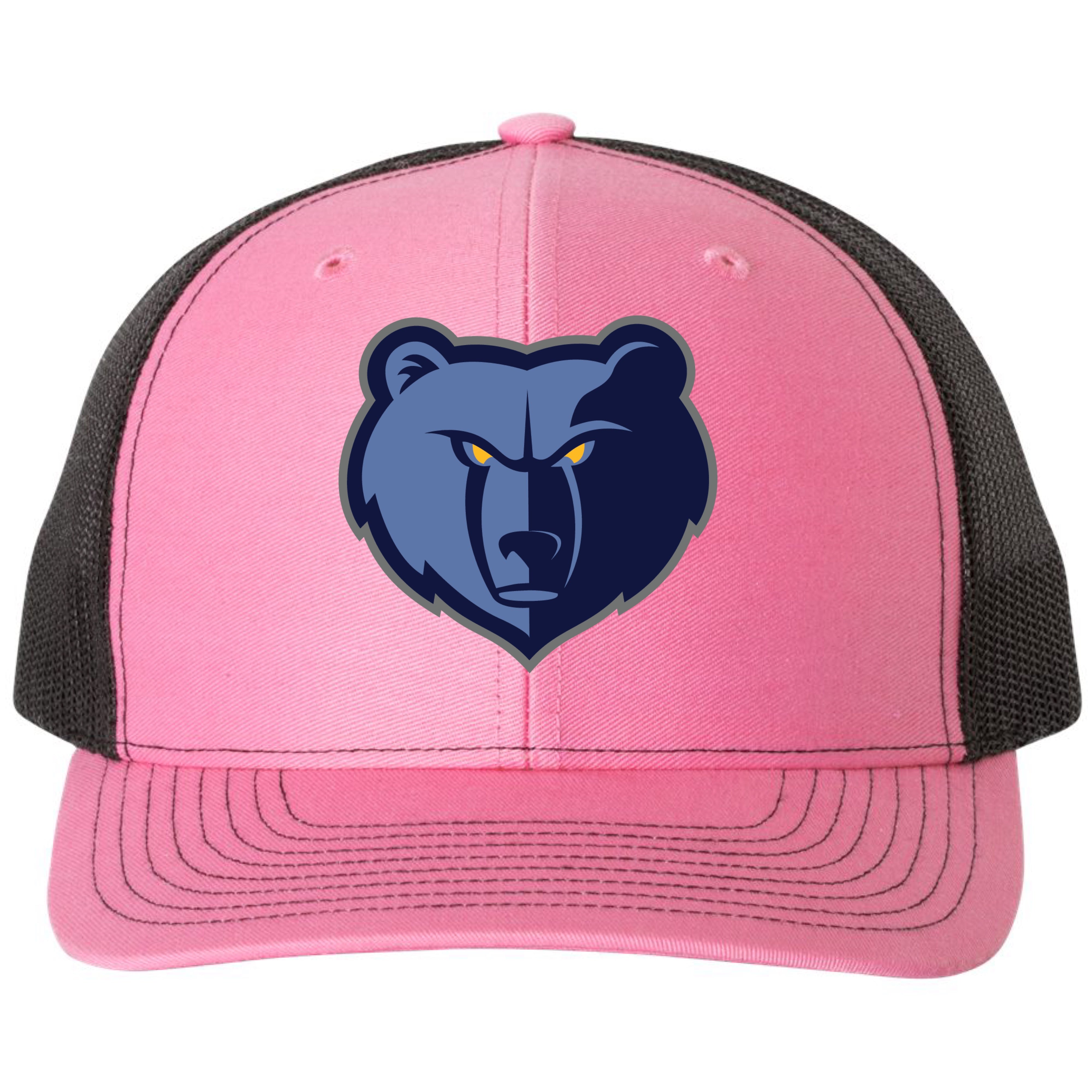 Memphis Grizzlies 3D Snapback Trucker Hat- Hot Pink/ Black