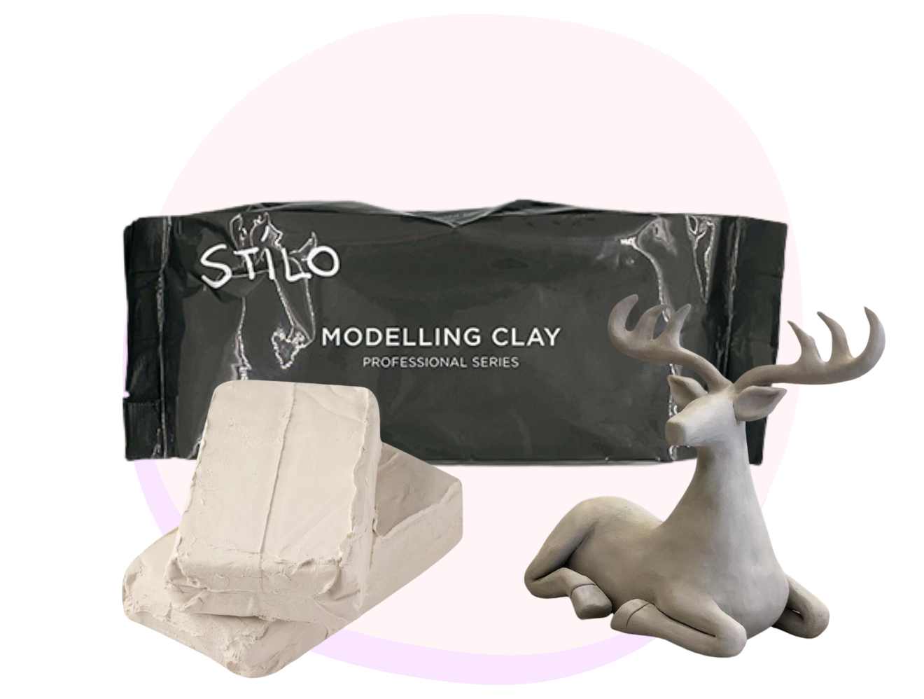 Stilo Air Dry Modelling Clay 250g