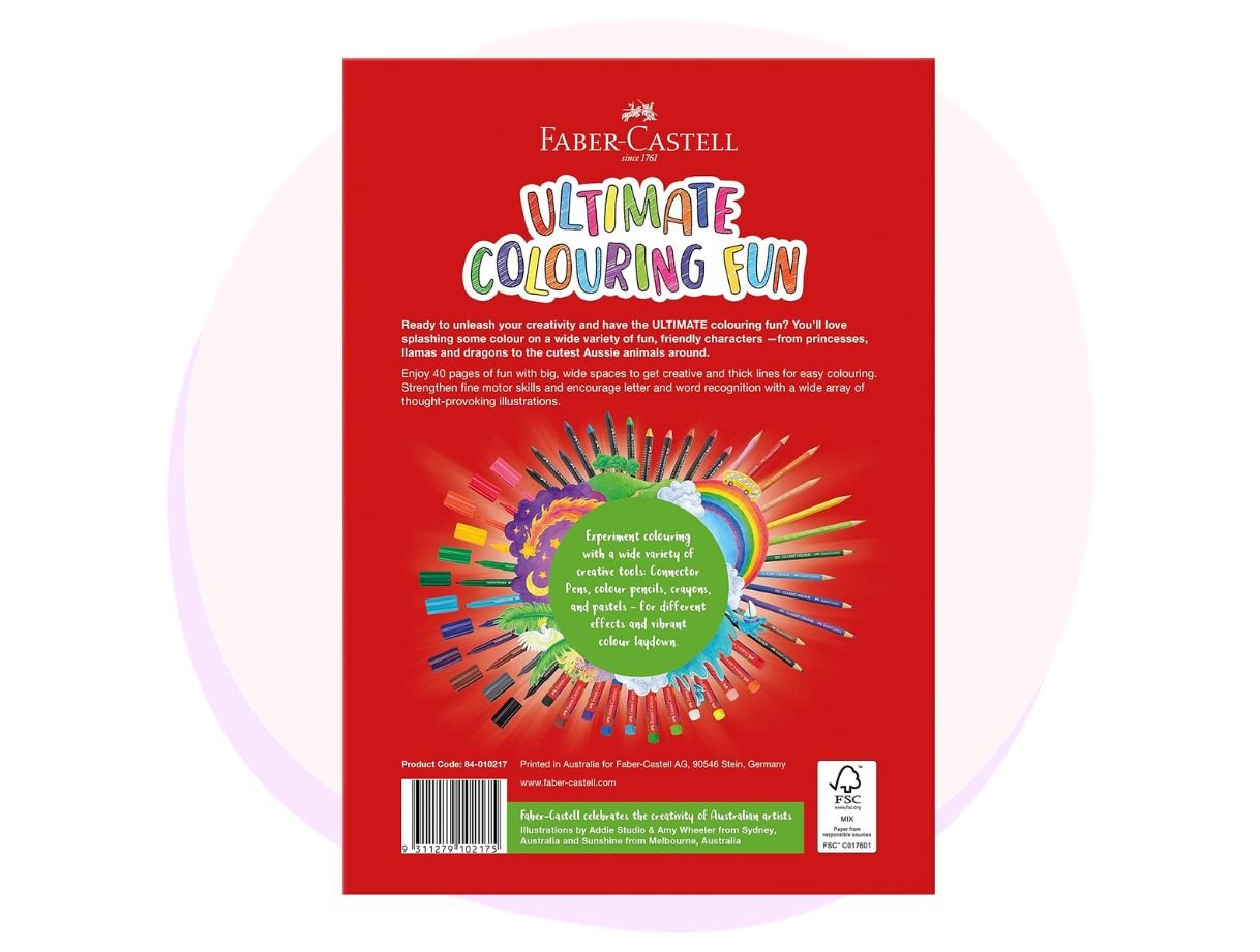 Faber Castell Colouring Book A4 - Ultimate Colouring Fun