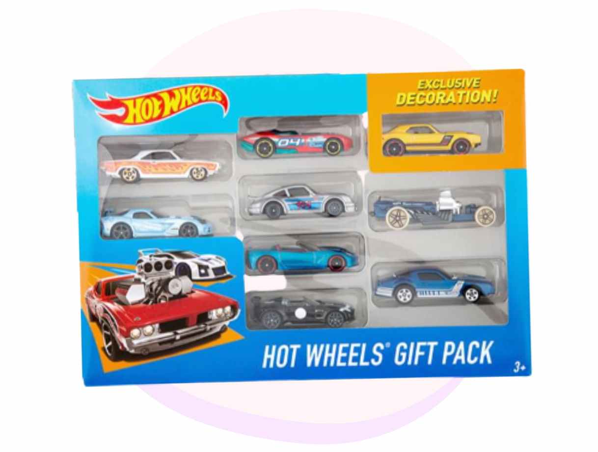 Hot Wheels Gift Pack w/ 9 Assorted Cars
