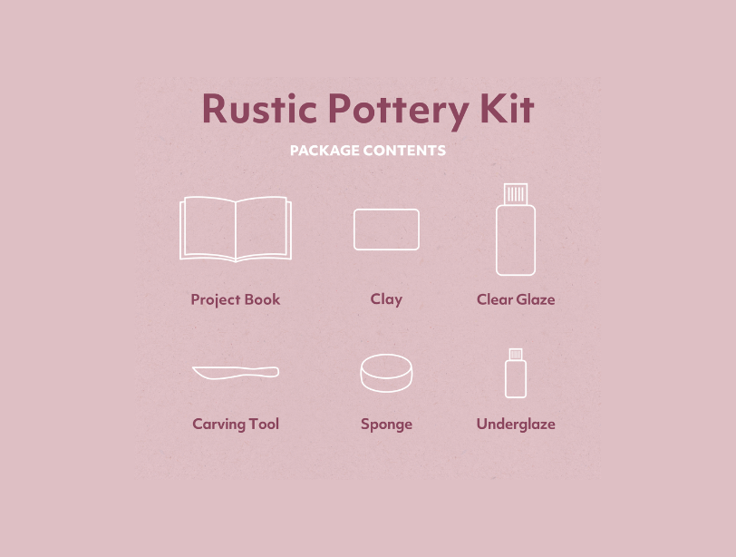 Rustic Pottery Clay Kit