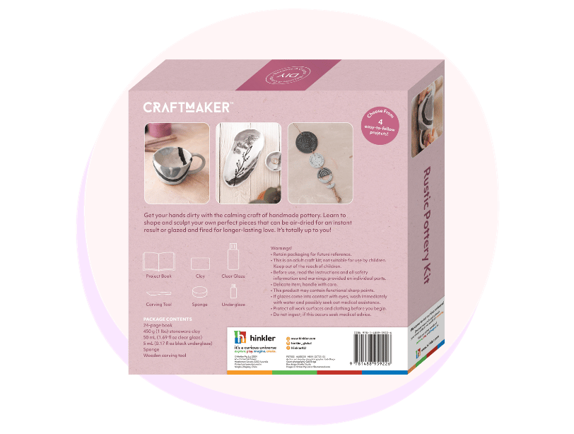 Rustic Pottery Clay Kit