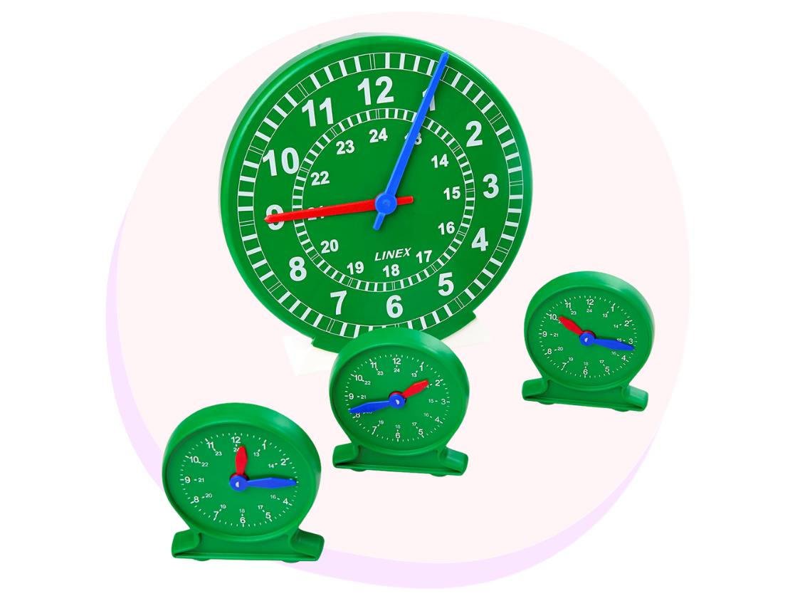 Teaching Clock Classroom Learn the Time Linex