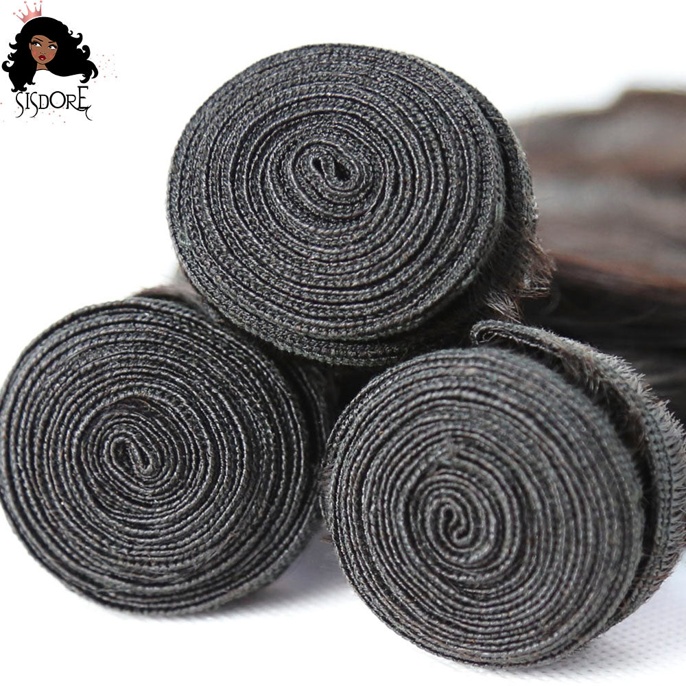 natural color body wave virgin human hair bundles top