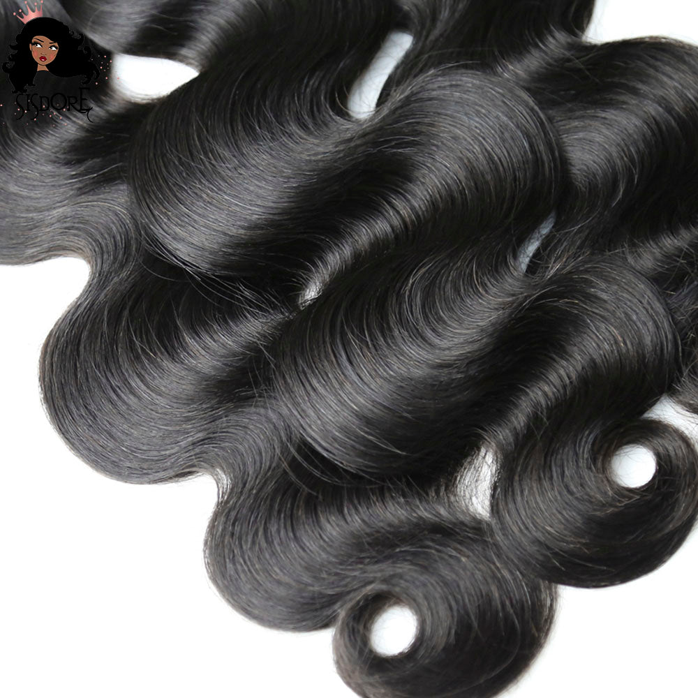 natural color body wave virgin human hair bundles bottom