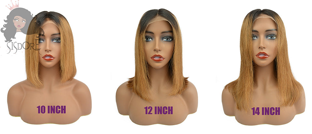 Two tone 1b 30 auburn with black roots straight human hair wigs