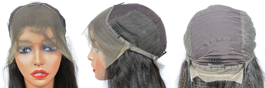 Glueless ear to ear 13 by 4 lace front wig cap