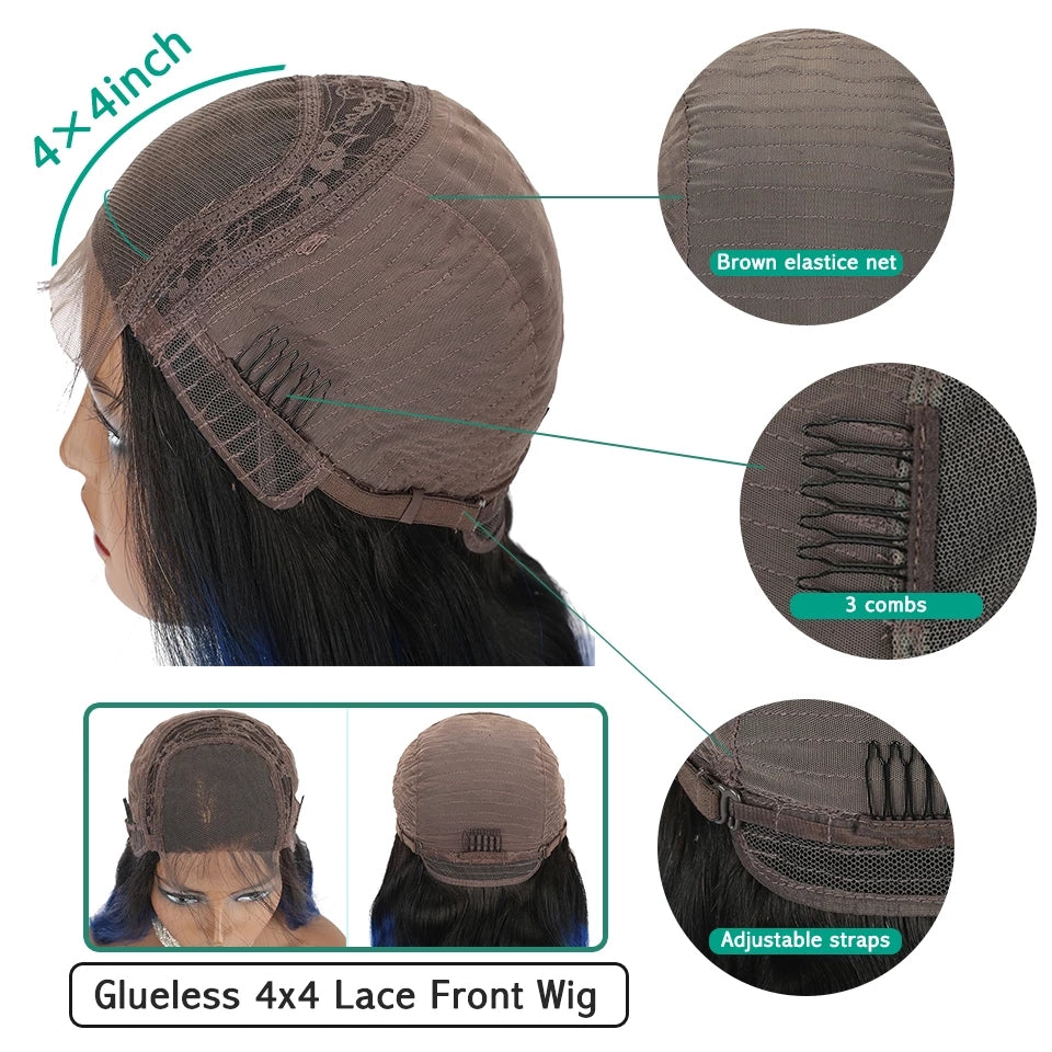 4x4 lace closure wig cap