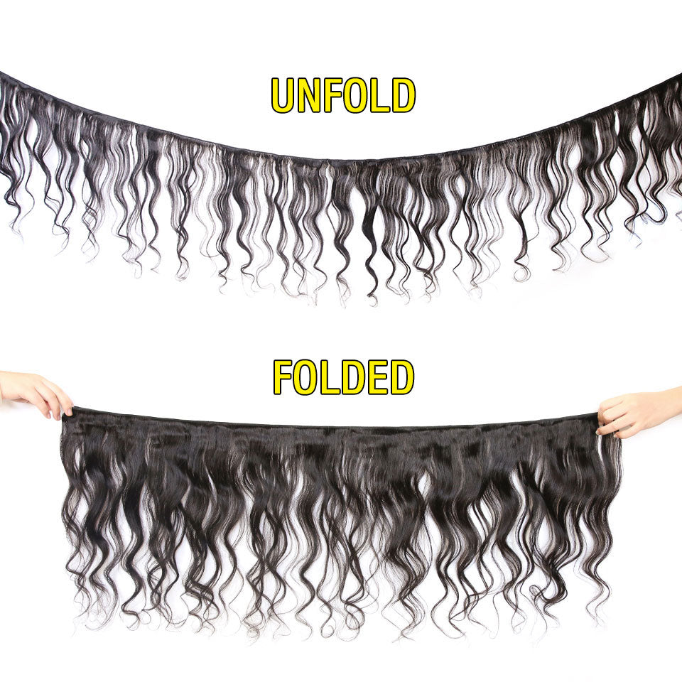 folded loose wave brazilian hair weaves