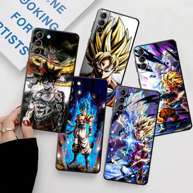 Super Saiyan Dragon Ball Goku and Shenron Samsung Galaxy Series Phone Case