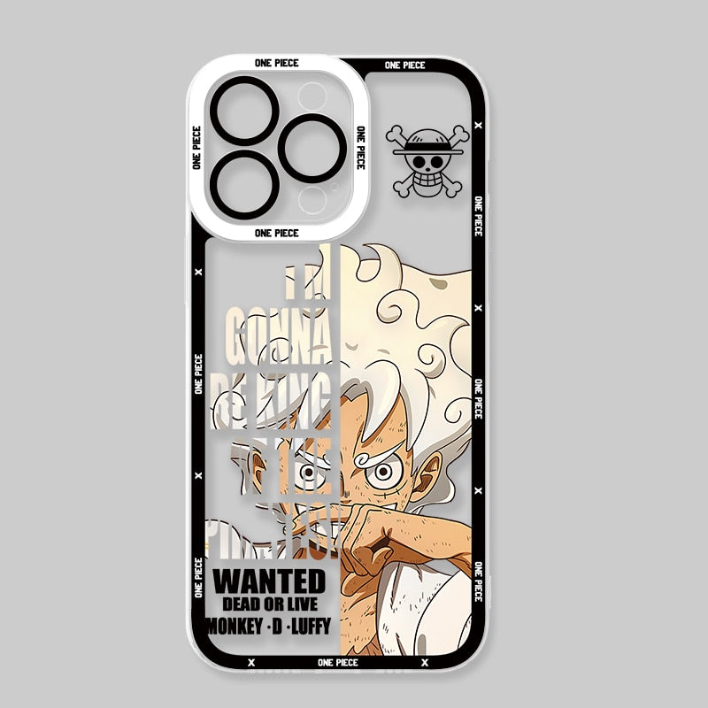 Anime One Piece Luffy Gear 5 Case for iPhone - KT1